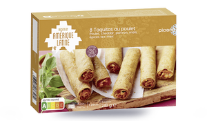 8 TAQUITOS AU POULET 240G